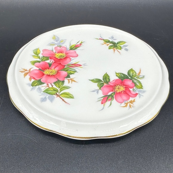 Royal Albert Prairie Rose Trivet Bone China England - Picture 2 of 4